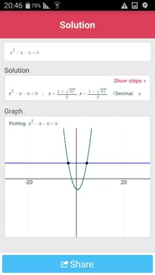 Symbolab android App screenshot 2